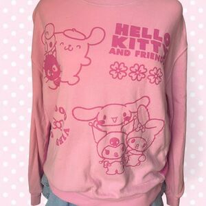 Sanrio Hello Kitty Women's Pink Sweatshirt